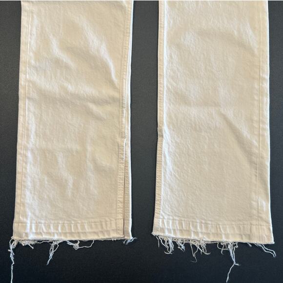 NWT RE/DONE 70s Ultra High Rise Stove Pipe Jeans – White, Size 32 (33” Inseam) - Picture 8 of 11